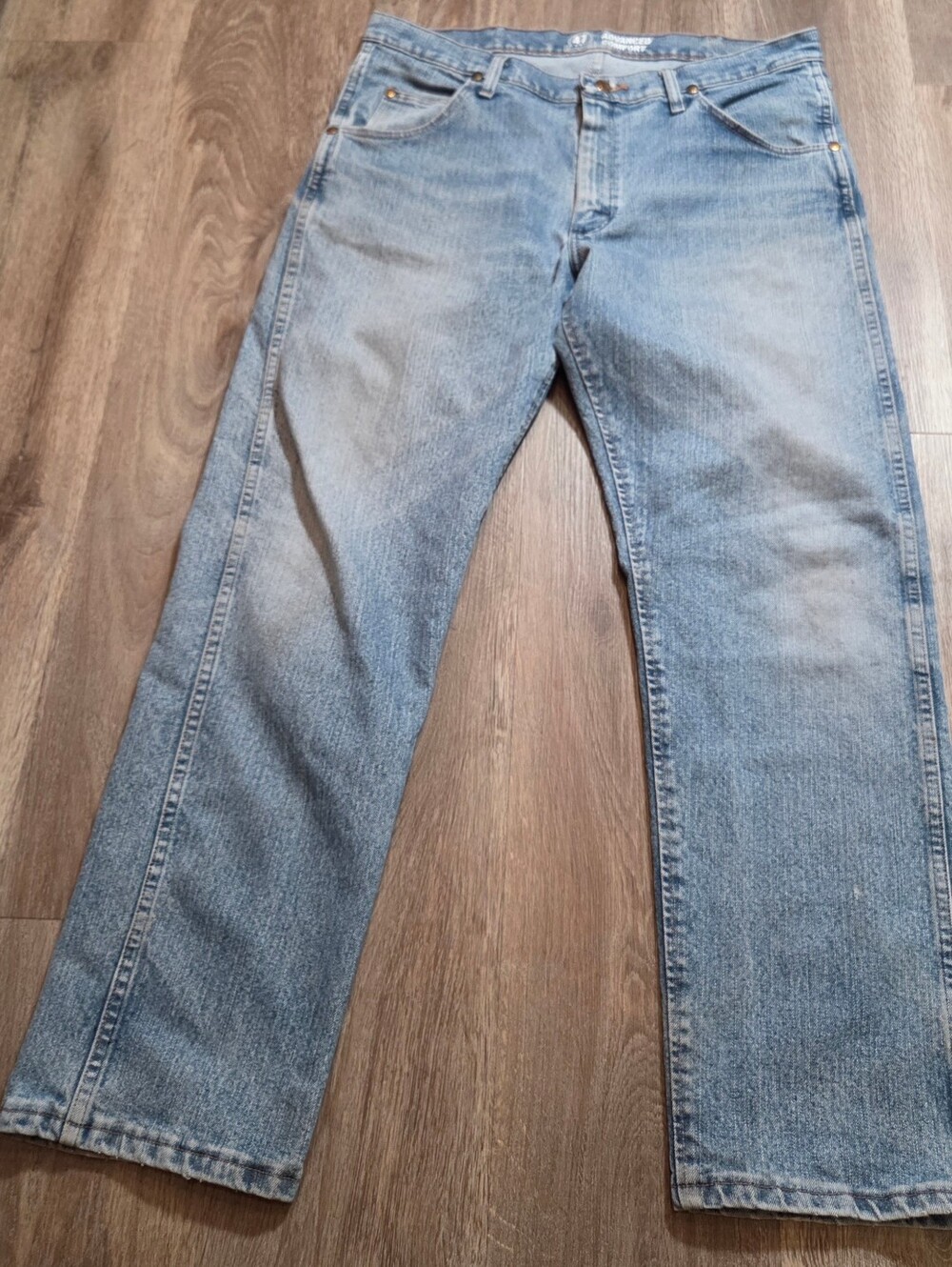 47 Brand Advanced Comfort Light Wash Straight Leg Jeans Men's 36x28